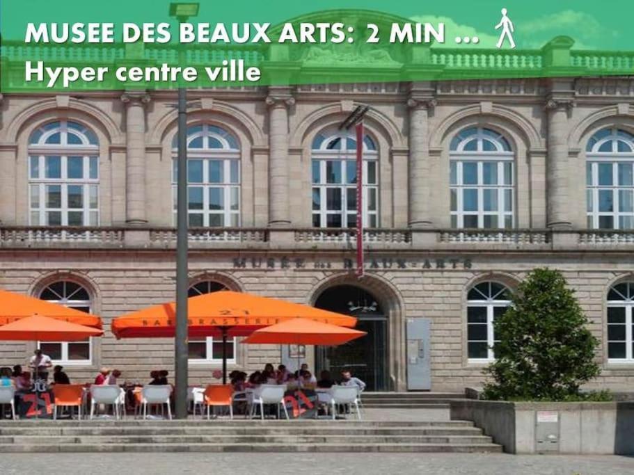 oo Le jardin oo paisible studio équipé et bien placé Quimper Exterior foto